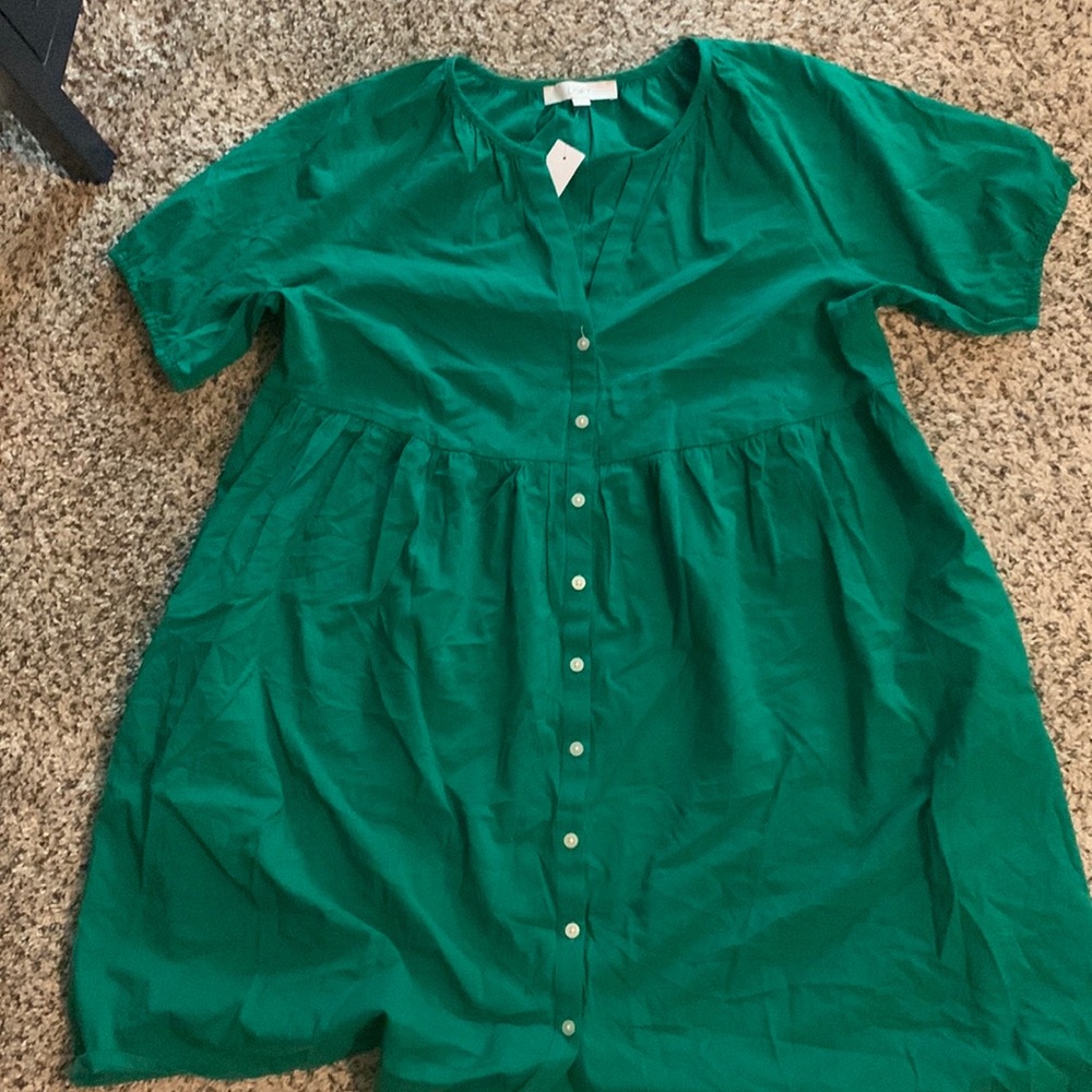 NWT Green Loft Dress